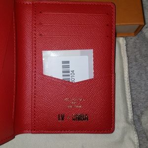 Louis Vuitton Brand New LV x NBA Pocket Organizer Brown Leather Cloth  ref.595122 - Joli Closet